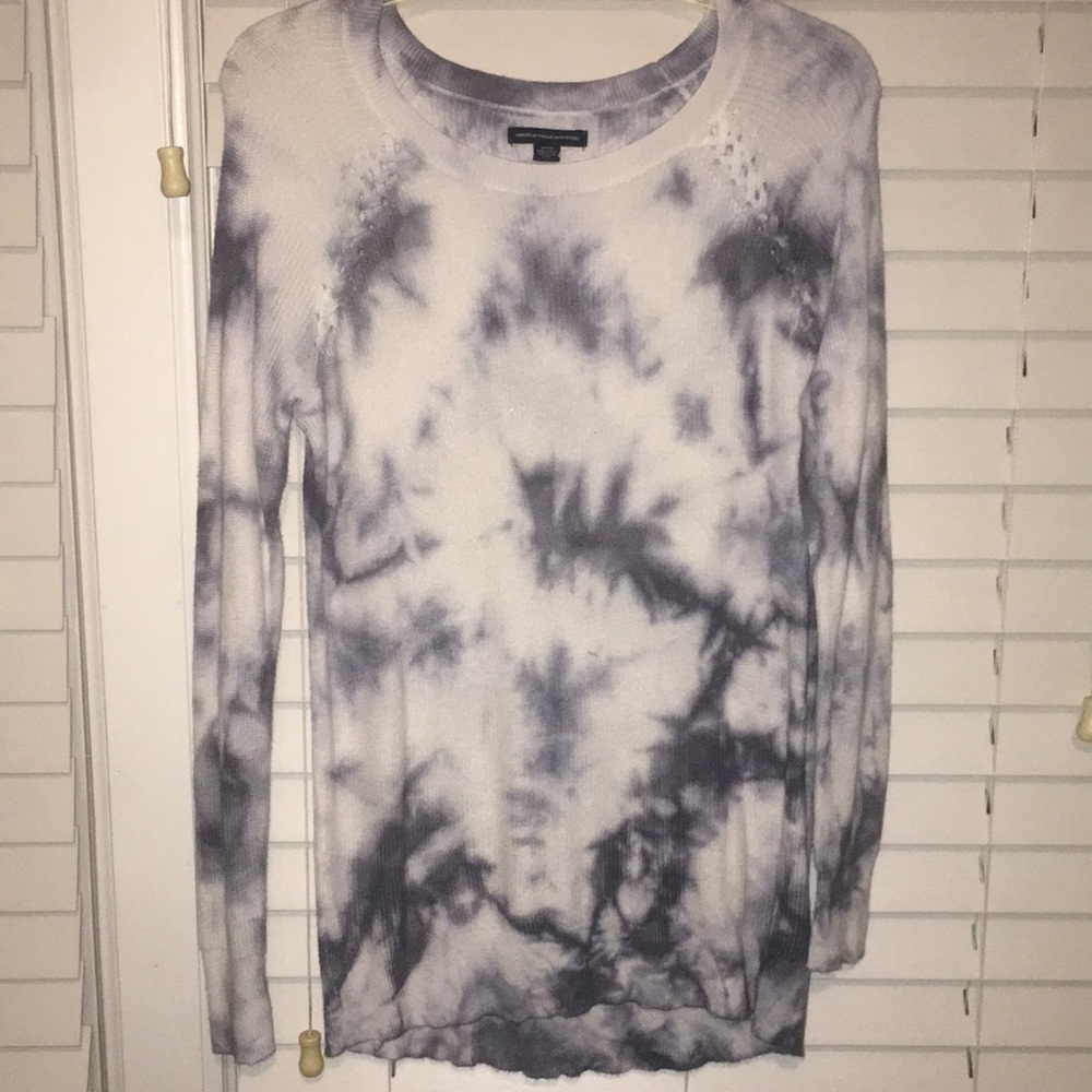 American eagle tie dye sweater